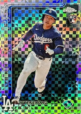 topps 2025 Hyeseong Kim キムヘソン レデンプションカード 2025 Bowman Chrome Hyeseong Kim Red Rookie Redemption #91 Los