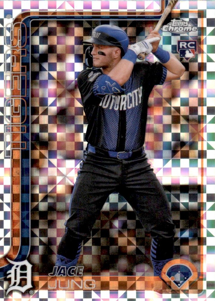 Jace Jung 2025 Topps Chrome #225 X-Fractor Price Guide