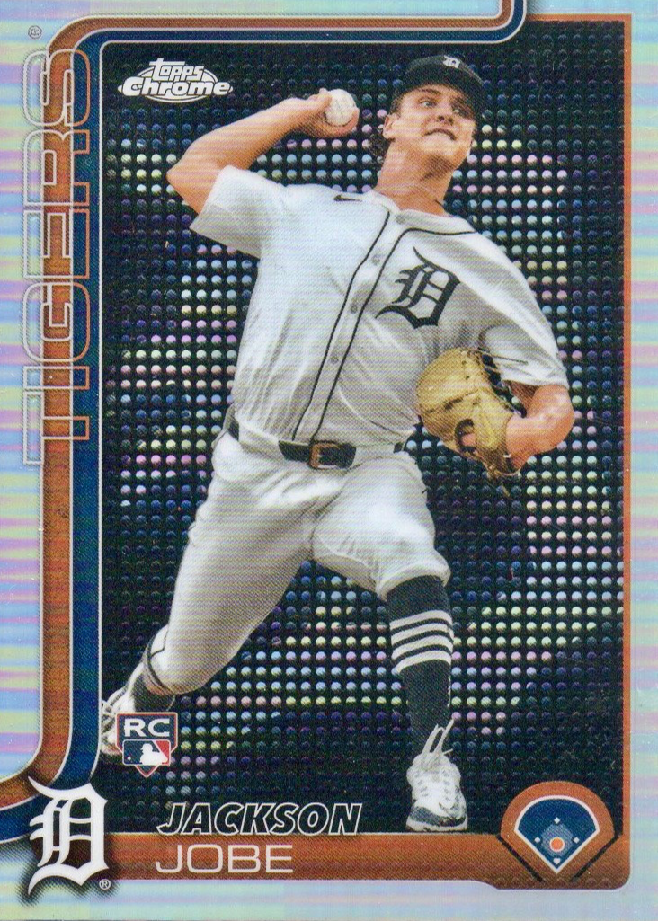 Jackson Jobe 2025 Topps Chrome #249 Lightboard Logo Variation