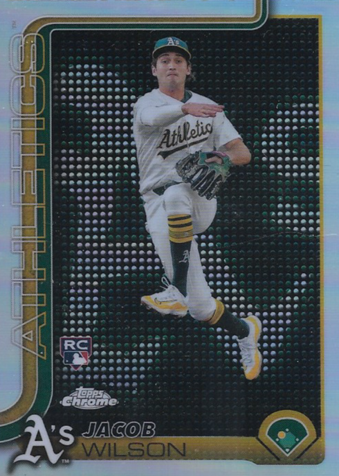 Jacob Wilson 2025 Topps Chrome #96 Lightboard Logo Variation Price ...