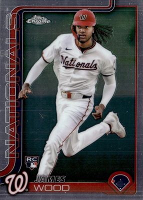 James Wood 2025 Topps Chrome #132 Gold Refractor /50 Price