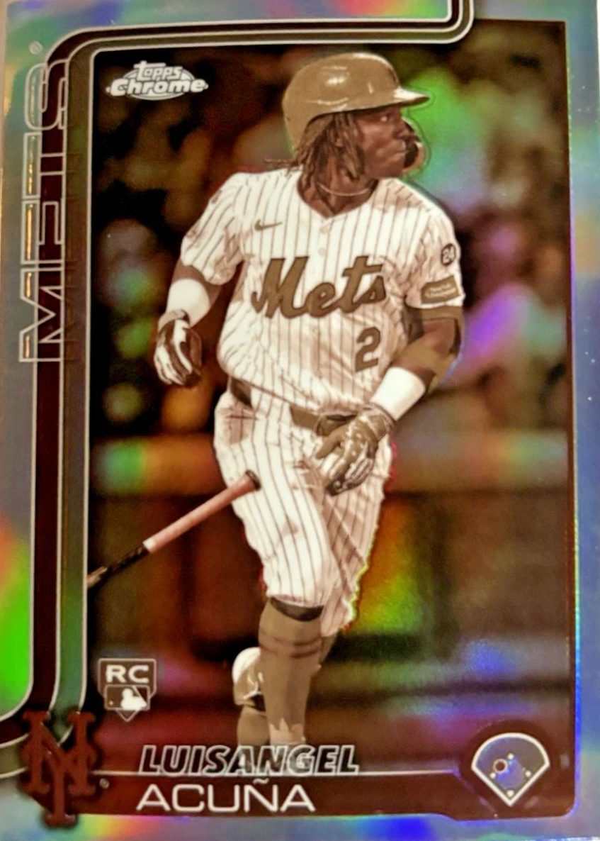 Luisangel Acuna 2025 Topps Chrome #56 Sepia Refractor Price Guide