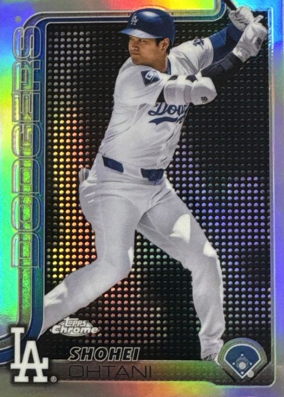 Shohei Ohtani 2025 Topps Chrome #1 Lightboard Logo Variation RAW