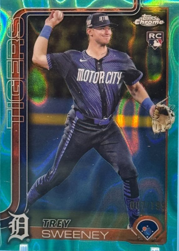 2025 Topps Chrome #6 Aqua RayWave Refractor /199