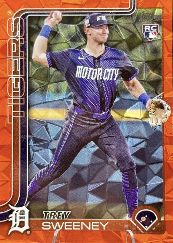 2025 Topps Chrome #6 Orange Geometric Refractor /25