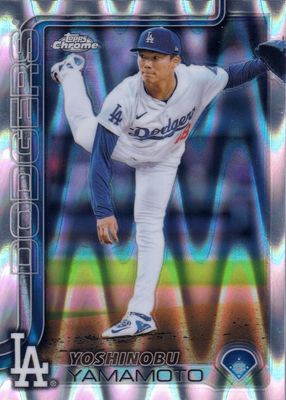 Yoshinobu Yamamoto 2024 Topps Chrome #18 Sepia Refractor