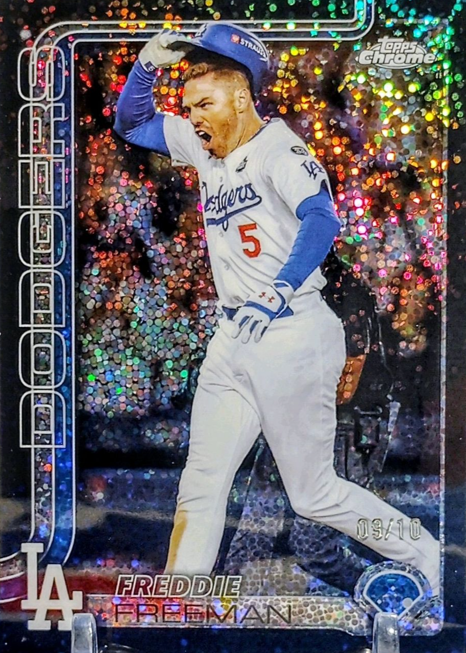 Freddie Freeman 2025 Topps Chrome #23 Image Variation - Black