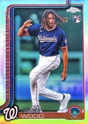 その他 James Wood 2025 Topps Autographs Gold James Wood 2025 Topps #181 Gold /2025 Price Guide - Sports