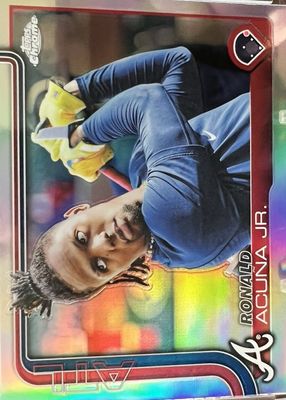 Ronald Acuna Jr. 2025 Topps Chrome #257 Image Variation