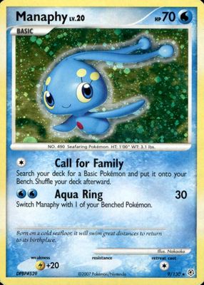 2007 Diamond & Pearl #009/130 Holo