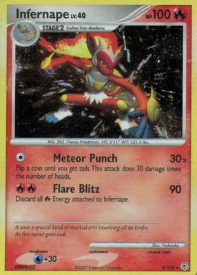 2007 Diamond & Pearl #005/130 Holo