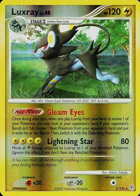 2007 Diamond & Pearl #007/130 Reverse Holo