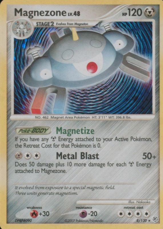 2007 Diamond & Pearl #008/130 Holo
