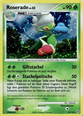 2007 Diamond & Pearl #013/130 Holo