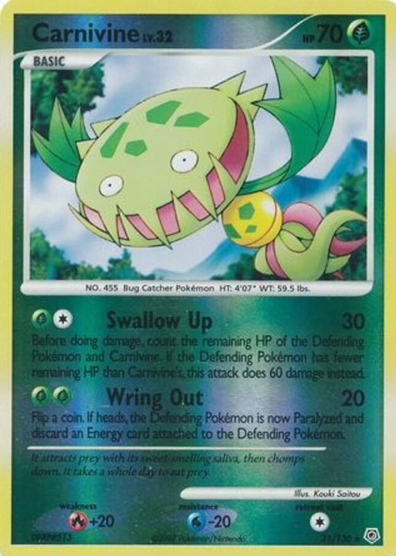 2007 Diamond & Pearl #021/130 Reverse Holo