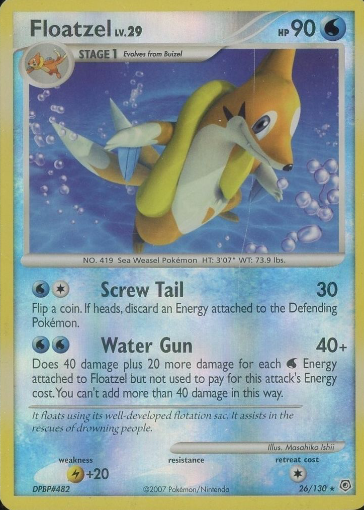 Floatzel Pokemon Cards Price Guide - Sports Card Investor