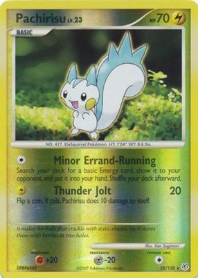 2007 Diamond & Pearl #035/130 Reverse Holo