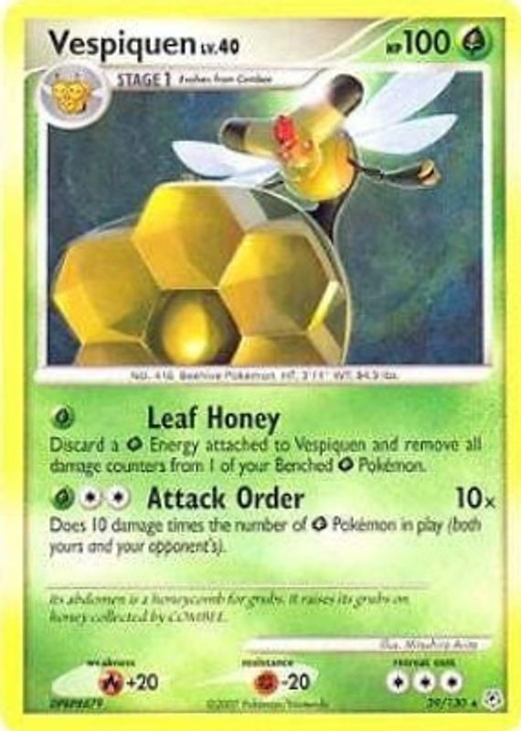 2007 Diamond & Pearl #039/130 Base