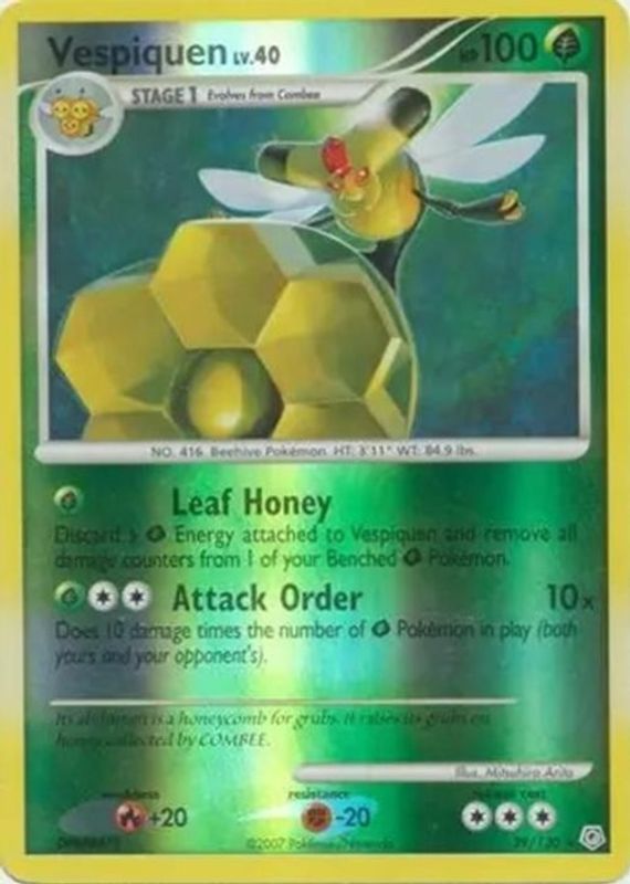 2007 Diamond & Pearl #039/130 Reverse Holo