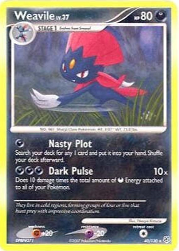 2007 Diamond & Pearl #040/130 Base