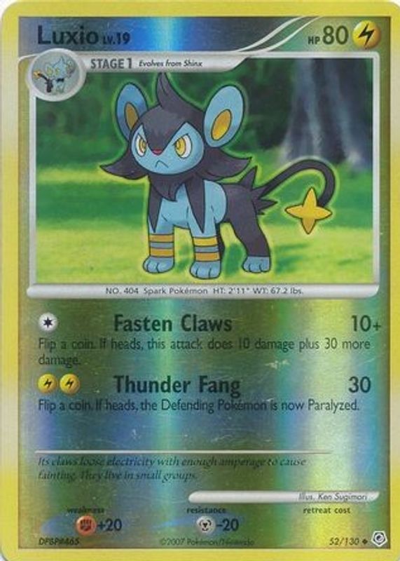 luxio pokemon card price (Dont apply Weakness and Resistance for Benched Pokmon.) Lightning Luxio #41 Prices | Pokemon