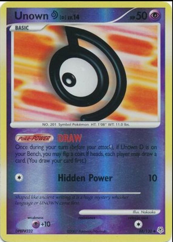 2007 Diamond & Pearl #068/130 Reverse Holo