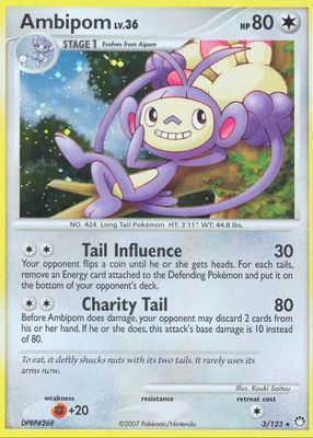 2007 Diamond & Pearl: Mysterious Treasures #003/123 Holo
