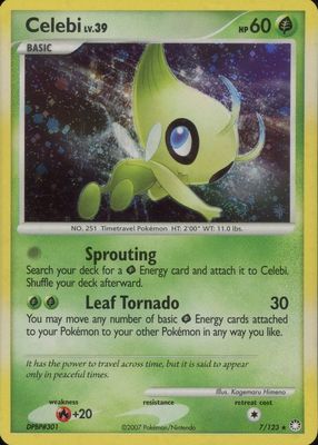 2007 Diamond & Pearl: Mysterious Treasures #007/123 Holo