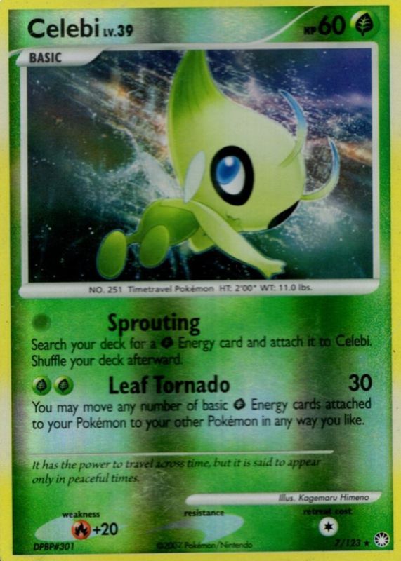 2007 Diamond & Pearl: Mysterious Treasures #007/123 Reverse Holo