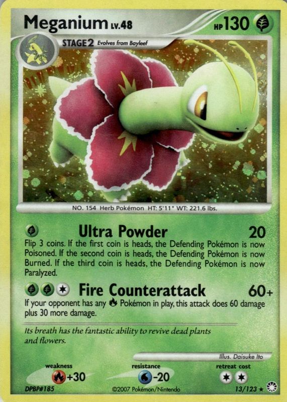 2007 Diamond & Pearl: Mysterious Treasures #013/123 Holo