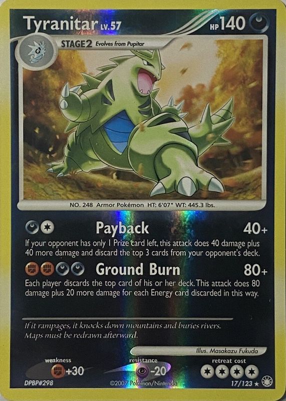 2007 Diamond & Pearl: Mysterious Treasures #017/123 Reverse Holo