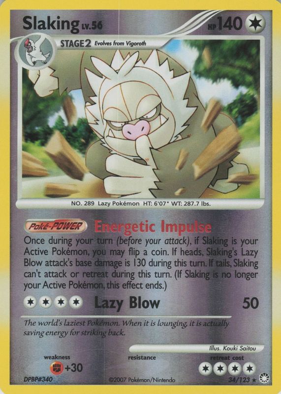 2007 Diamond & Pearl: Mysterious Treasures #034/123 Reverse Holo