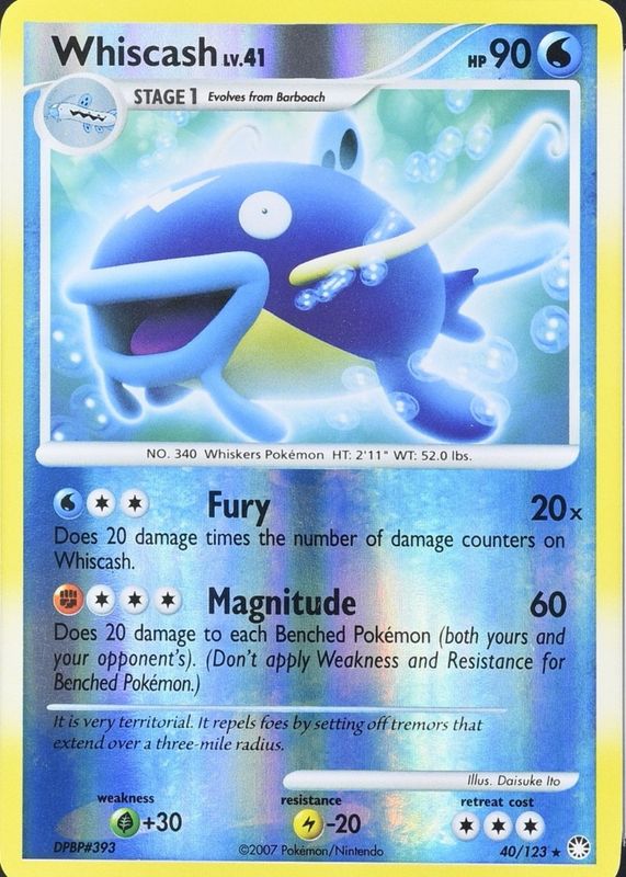 2007 Diamond & Pearl: Mysterious Treasures #040/123 Reverse Holo