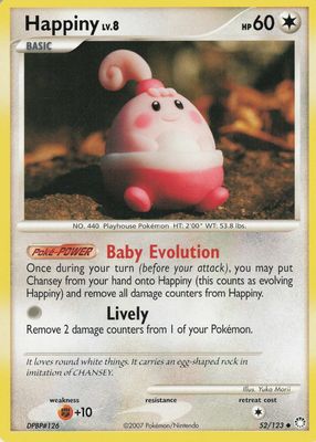 2007 Diamond & Pearl: Mysterious Treasures #052/123 Base