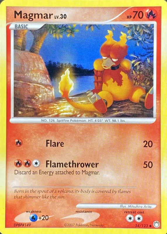 2007 Diamond & Pearl: Mysterious Treasures #054/123 Base