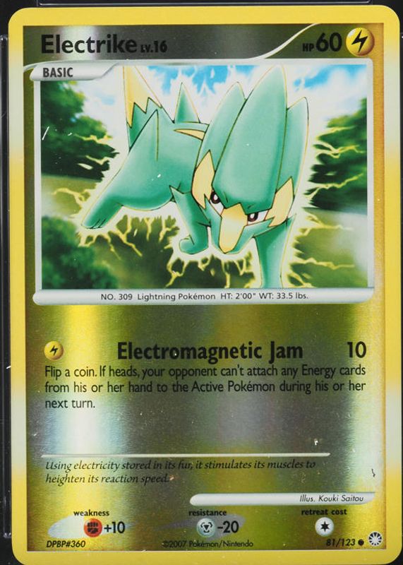 2007 Diamond & Pearl: Mysterious Treasures #081/123 Reverse Holo