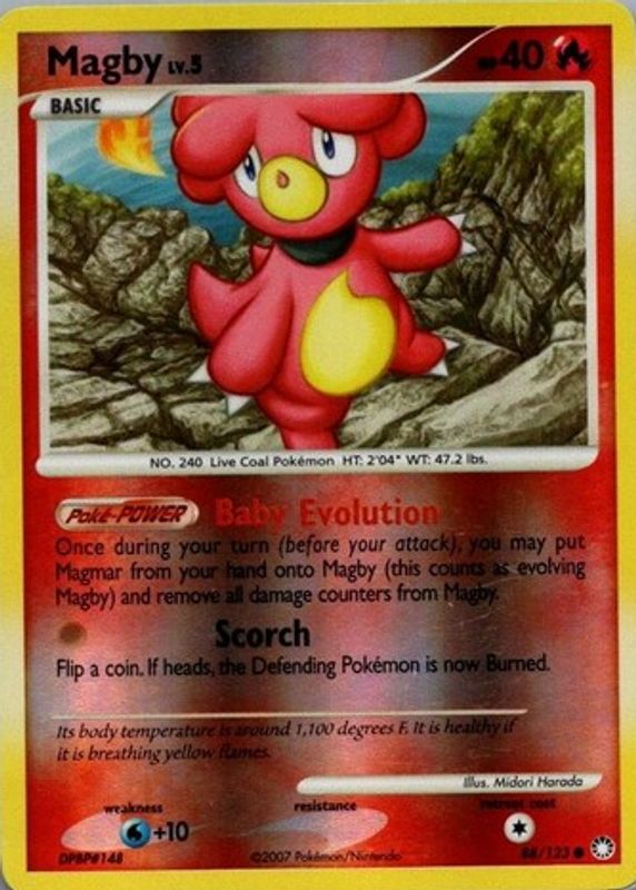 2007 Diamond & Pearl: Mysterious Treasures #088/123 Reverse Holo