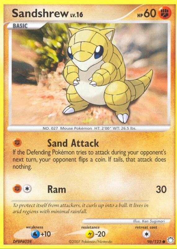 2007 Diamond & Pearl: Mysterious Treasures #096/123 Base