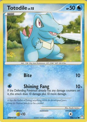 2007 Diamond & Pearl: Mysterious Treasures #106/123 Base