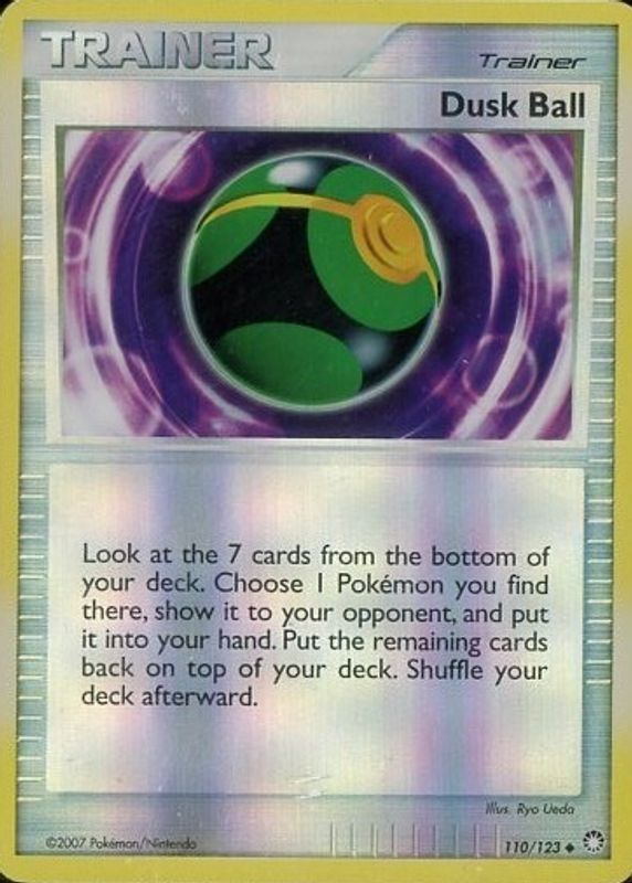 2007 Diamond & Pearl: Mysterious Treasures #110/123 Reverse Holo