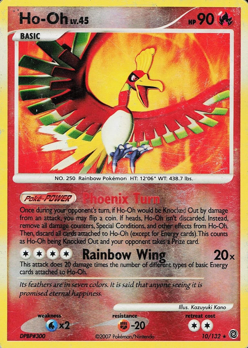 Ho-Oh 2007 Diamond & Pearl: Secret Wonders #010/132 Reverse Holo Price  Guide - Sports Card Investor