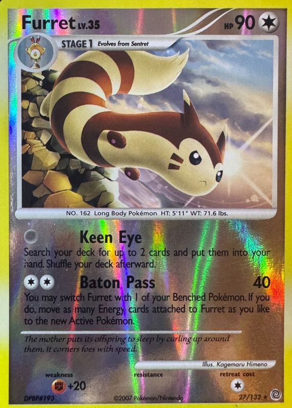 furret pokemon card New addition to the Pokedex. 1st Edition Furret. : r/PokemonTCG 35 Variety Pokmon Card Furret - Battle