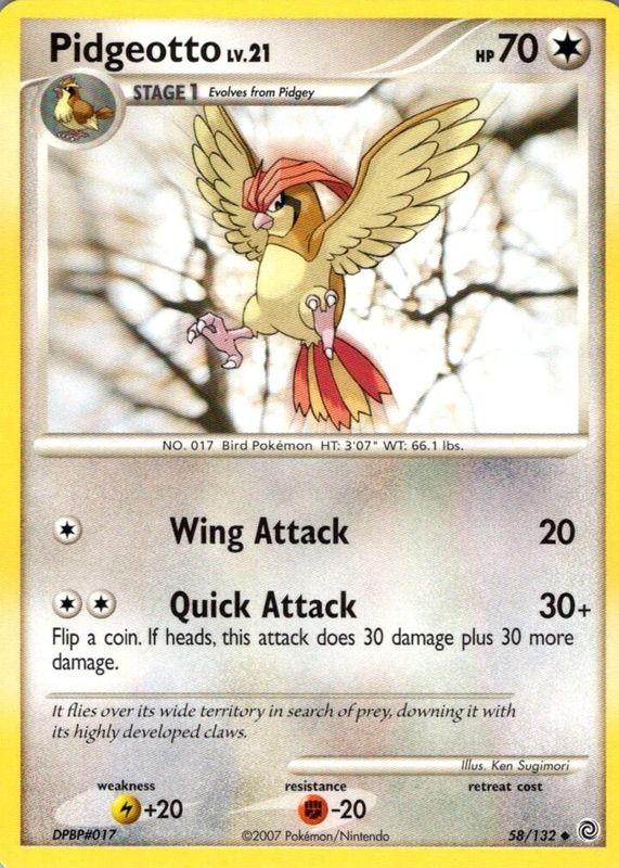 2007 Diamond & Pearl: Secret Wonders #058/132 Base