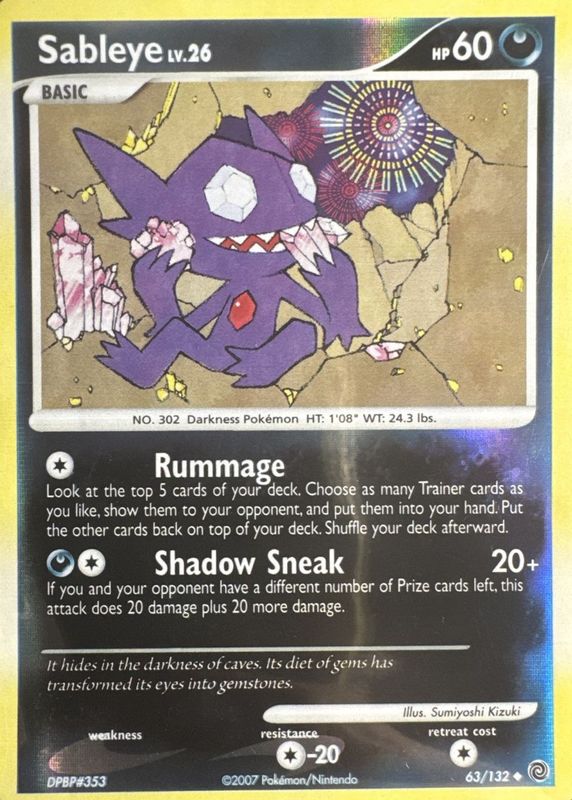 2007 Diamond & Pearl: Secret Wonders #063/132 Reverse Holo