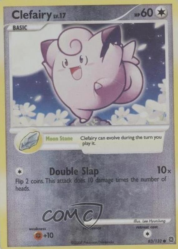 Clefairy 2007 Diamond & Pearl: Secret Wonders #083/132 Reverse Holo RAW TCG (NEAR MINT)