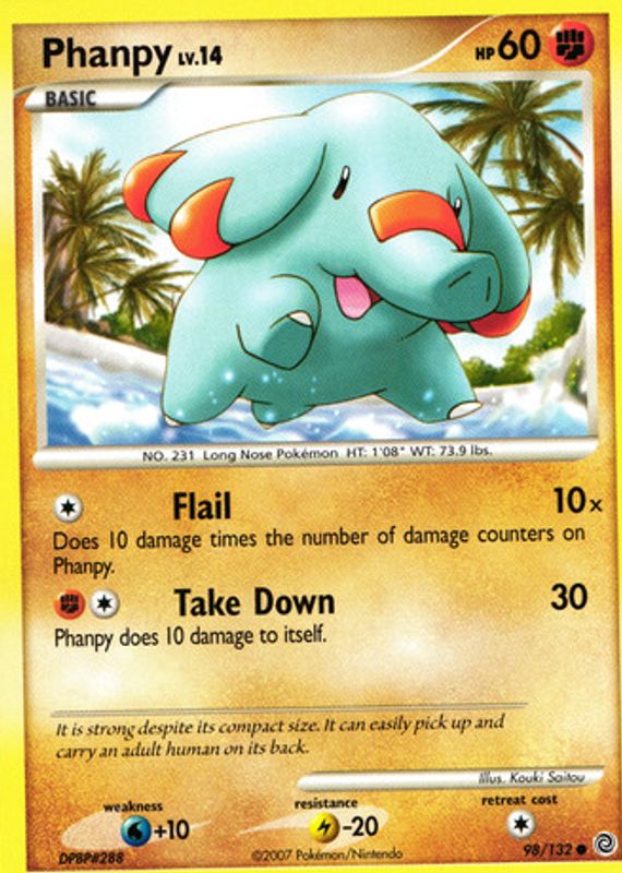 2007 Diamond & Pearl: Secret Wonders #098/132 Base