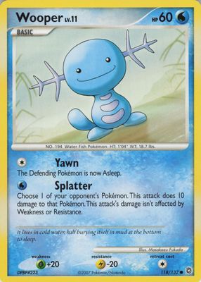 2007 Diamond & Pearl: Secret Wonders #118/132 Base