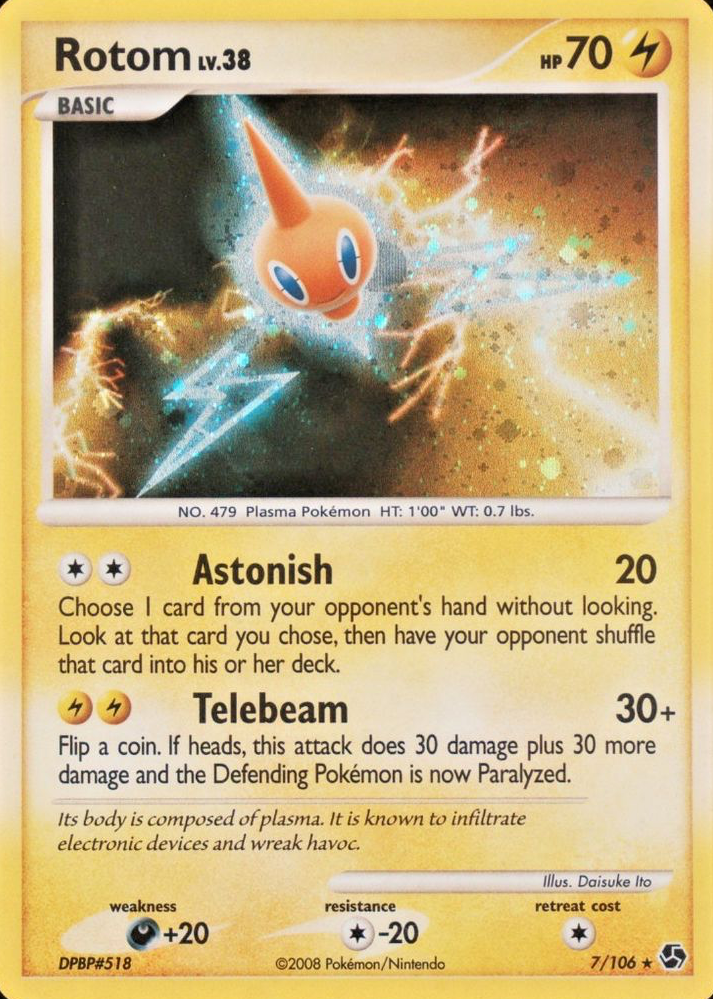 rotom pokemon card value Cards Price Guide Evolves from null Lightning Astonish (20) Choose a random card from your opponents hand Wash Rotom - SV10: Destined