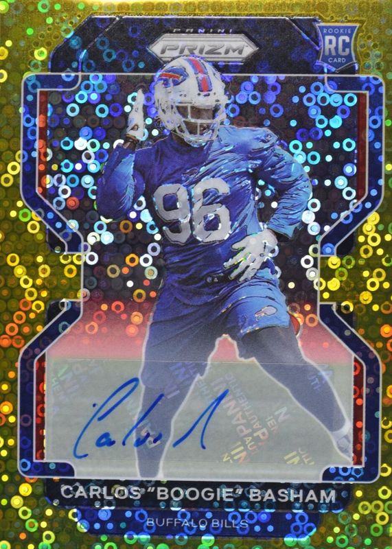 2021 Prizm #436 Rookie Autographs - No Huddle Gold /10