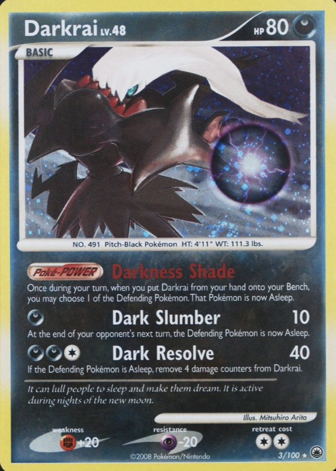 Darkrai 2008 Diamond & Pearl: Majestic Dawn #003/100 Holo Price Guide -  Sports Card Investor